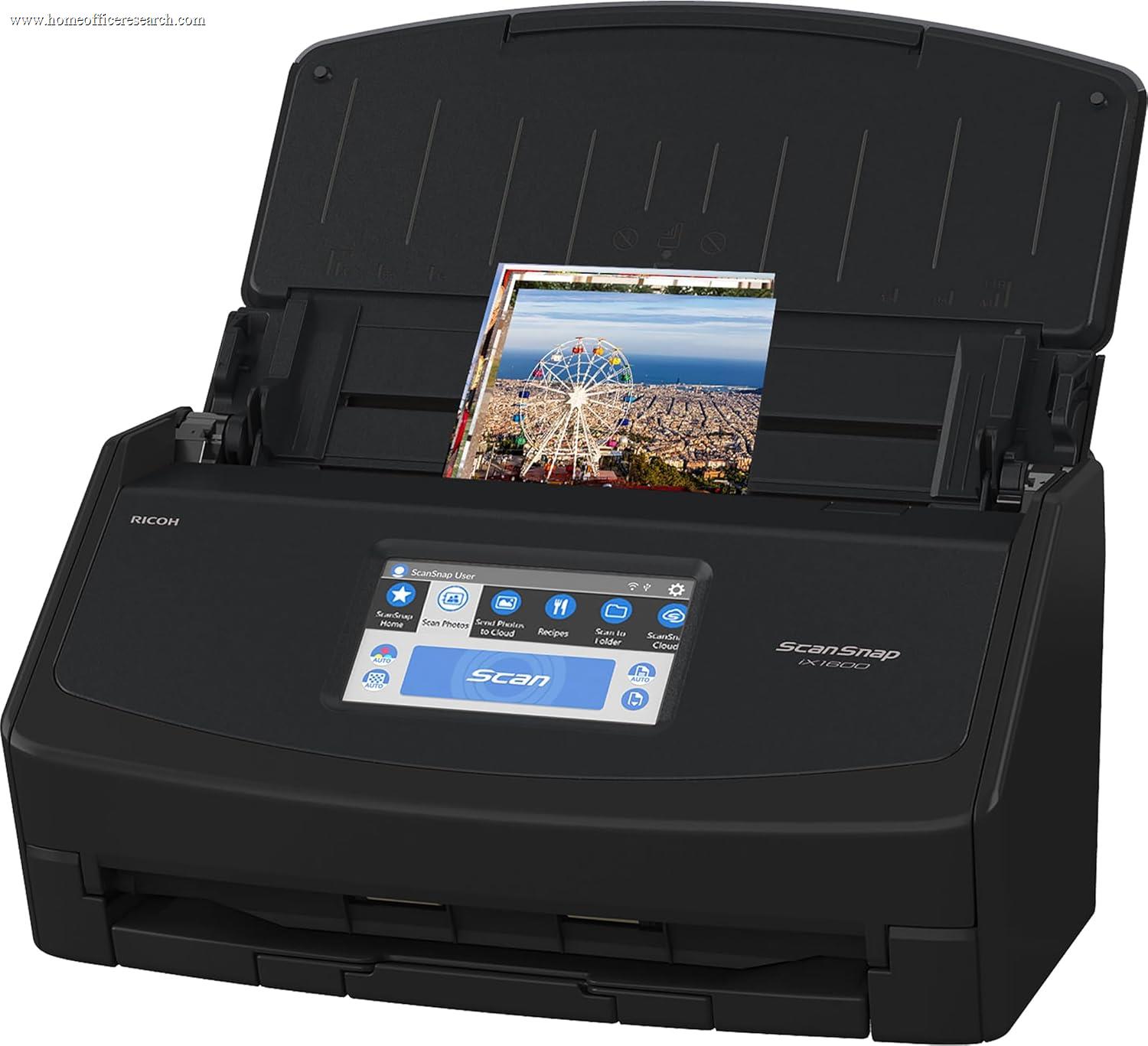 Ricoh ScanSnap iX1600 — top-rated document scanner